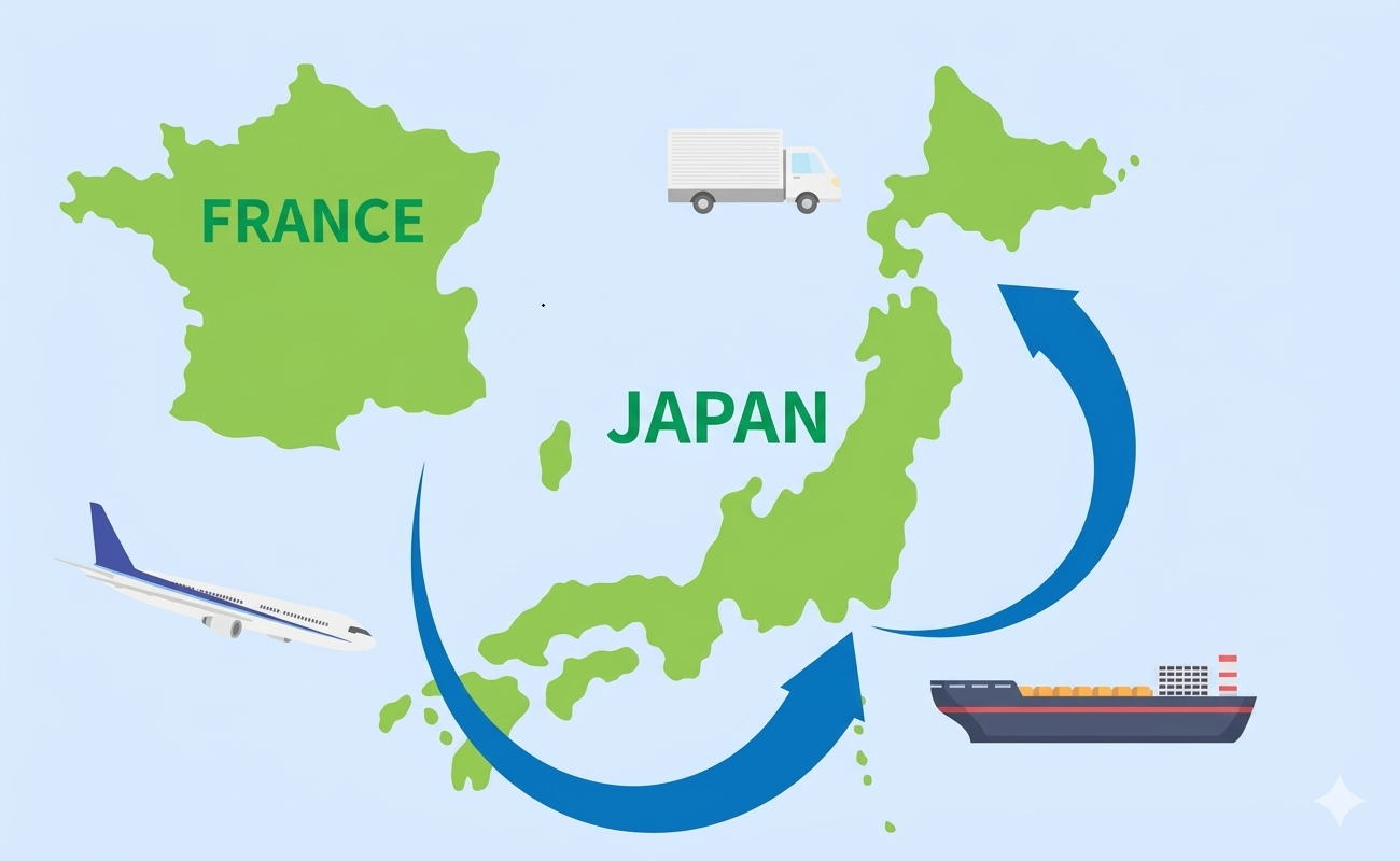 How to Ship from France to Japan Cheaply
